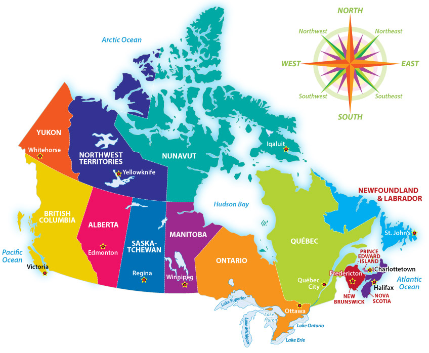 Image result for map of canada